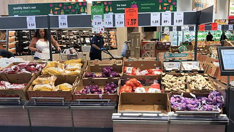 Lidl Organic Produce Gondola