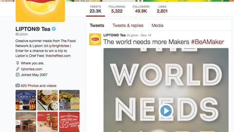 Lipton Mobile Video Campaign