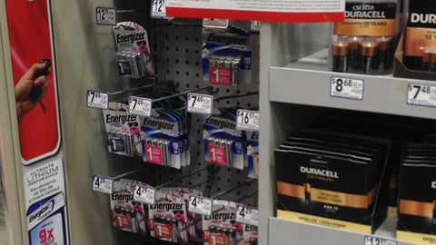 Energizer Lowe's Rebate Sign