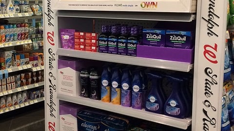 P&G Walgreens 'Good Night's Sleep' Endcap