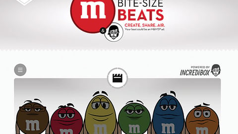 M&M's Bite-Size Beats Campaign
