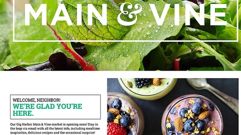 Main & Vine Website