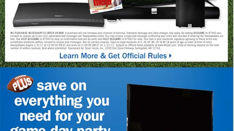Meijer Tyson 'Make Sunday Super' Digital Feature