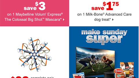 Meijer Tyson 'Make Sunday Super' Email Ad