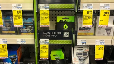 GilletteLabs 'Healthy Looking Skin' In-Line Display