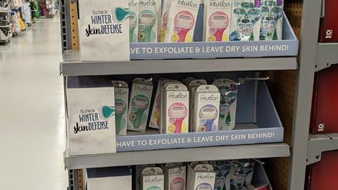 Schick 'Winter Skin Defense' Shelf Trays