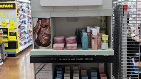 Walmart Versed 'Results You Can See' Endcap Display