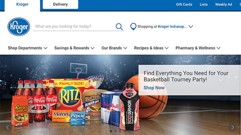 Kroger 'Basketball Tourney Party' Carousel Ad