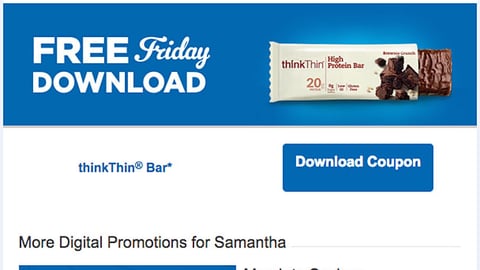Kroger 'March to Savings' Email Ad