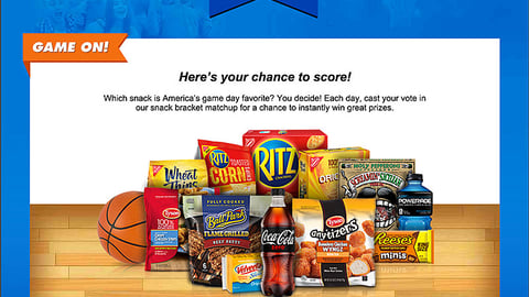 Kroger 'Game On' Landing Page