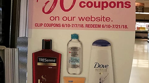 Mariano's 'Digital Beauty Event' Shelf Talker