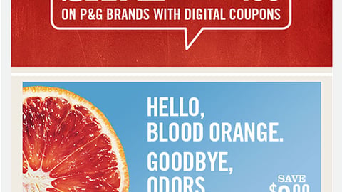 Martin's P&G 'Unreal Deals' Email