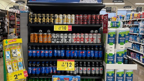 Fry's Pepsi 'D-Backs Prizes' Endcap Display