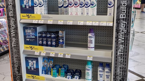 Walgreens 'Earn $5 Off' Endcap Display