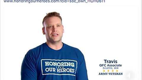 Kroger 'Thank You to Our Heroes' Facebook Update