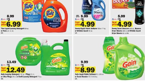 Meijer Gain 'Pair Up for More Scent' Feature