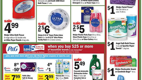 Meijer P&G 'Household Brands' Feature