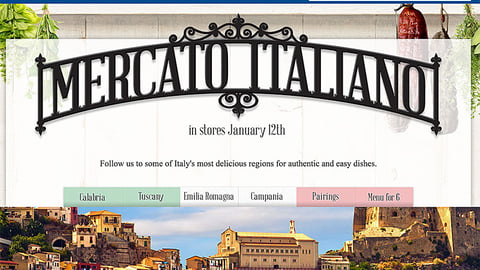 Meijer 'Mercato Italiano' Web Page