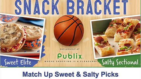 Publix General Mills 'Choose Your Snack Bracket' Email