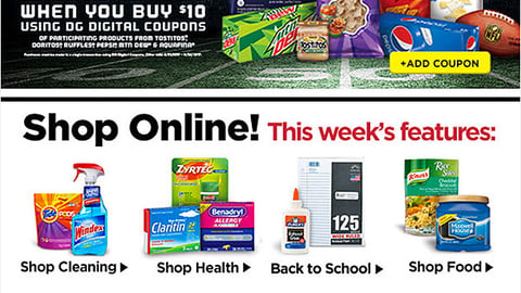 Dollar General PepsiCo 'Mix and Match' Email Ad