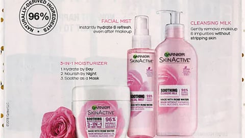 Garnier Skinactive 'Naturally-Derived Skincare' FSI
