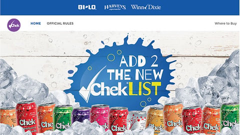 Southeastern Grocers Chek 'Add 2 The New Cheklist' Home Page