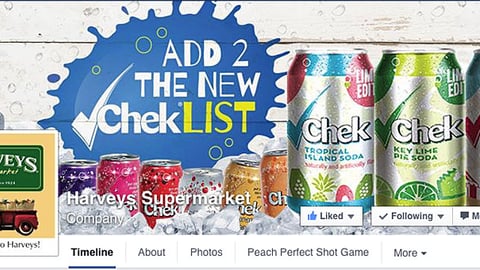 Harveys Chek 'Add 2 The New Cheklist' Facebook Cover
