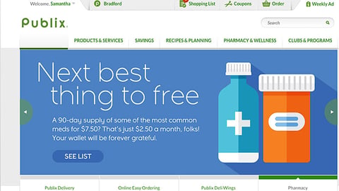 Publix 'Next Best Thing to Free' Carousel Ad