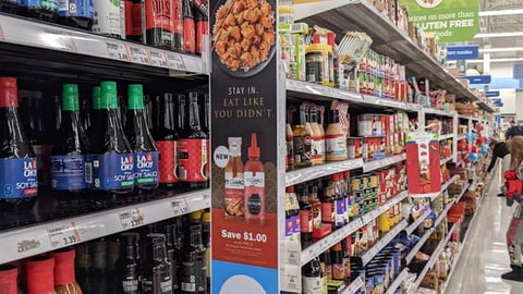 Meijer P.F. Chang's 'Stay In' Aisle Violator