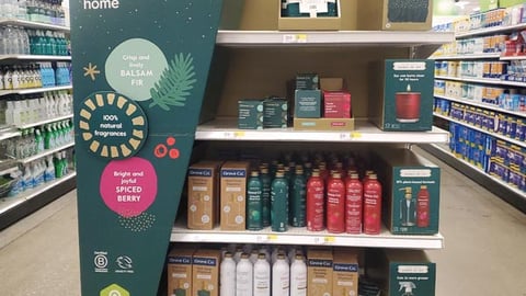 Target Grove Co. 'Sustainably Powerful' Endcap