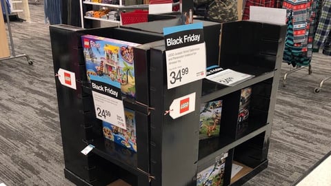 Lego 4-Way Aisle Display