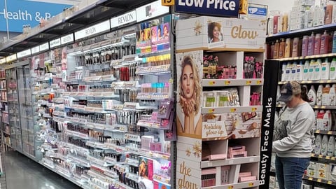Walmart 'It's Glow Time' Endcap Display
