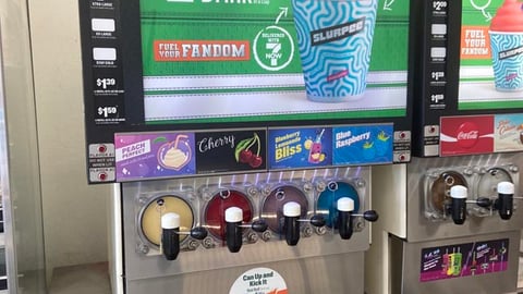 7-Eleven 'Small Slurpee Drink' Beverage Dispenser
