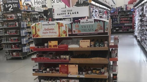 Walmart 'Find Your Happy Place' Pallet Display