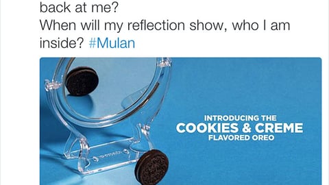 Kroger 'Cookies & Creme Flavored Oreo' Tweet