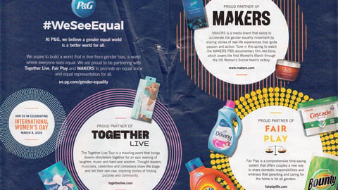 P&G 'We See Equal' FSI