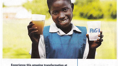 P&G 'The Power of Clean Water' FSI