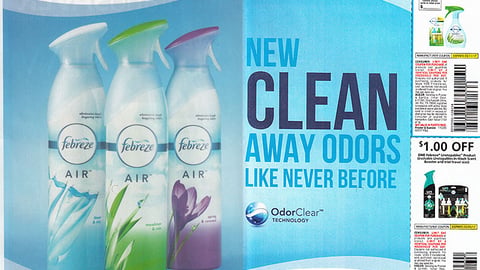 Febreze 'Clean Away Odors' FSI
