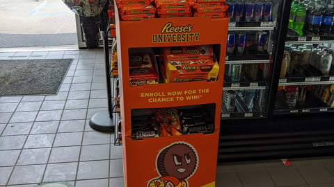 Reese's Circle K 'Enroll Now' Floorstand