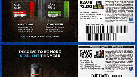 Dove Men+Care 'Be More Resilient' FSI
