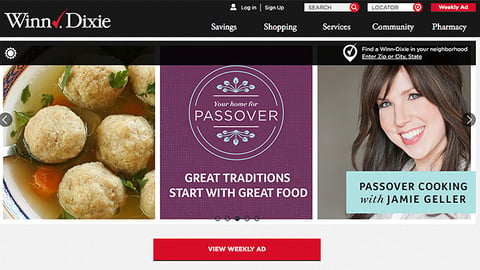 Winn-Dixie 'Your Home for Passover' Carousel Ad
