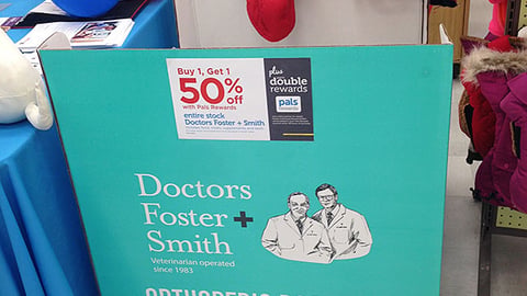 Doctors Foster + Smith Orthopedic Dog Beds Dump Bin