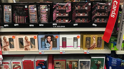 Hallmark CVS Holiday Cards Shelf Trays