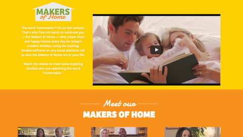 Pine-Sol 'Makers of Home' Social Campaign