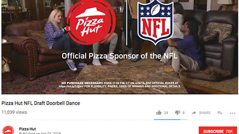 Pizza Hut NFL Social Campaign