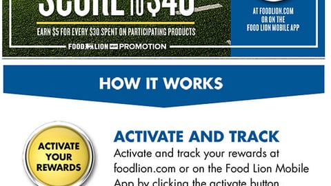 Food Lion 'Playoff Payoff' Email