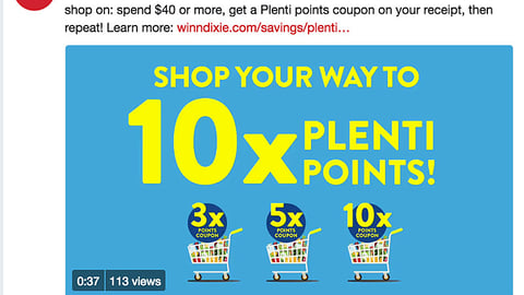 Winn-Dixie 'Shop Your Way' Twitter Update
