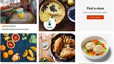 Whole Foods 'Power Her Potential' Display Ad