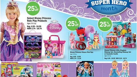 Meijer 'Princess & Super Hero Month' Insert Cover