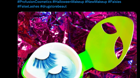Profusion Cosmetics Walgreens UFO Collection Tweet